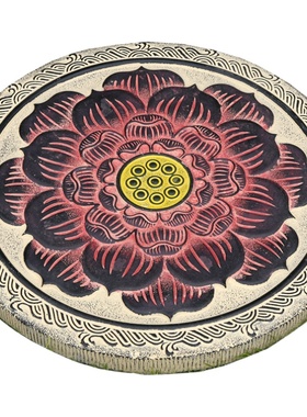 仿古风庭院草坪踏步石文化