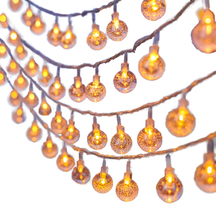 星星灯led灯氛围灯串灯户外露营装饰小彩灯串满天星摆摊灯夜市灯