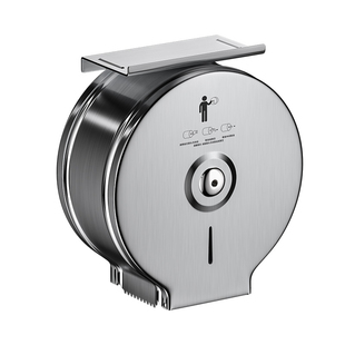 不锈钢中心抽卷纸盒壁挂式自动断纸酒店卫生间厕所商用大盘纸巾盒