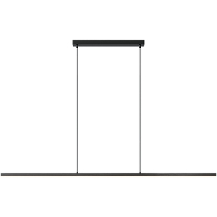 极简悬浮升降餐厅灯吊灯现代岛吧台饭桌一字长条办公室书房护眼灯