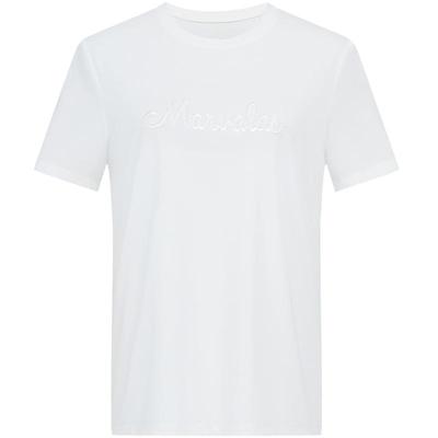 曼德诗短袖上衣简约通勤