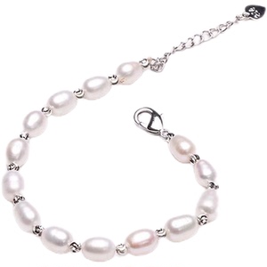 天然淡水珍珠精致时尚小米珠手链经典百搭手串送妈妈婆婆长辈礼物