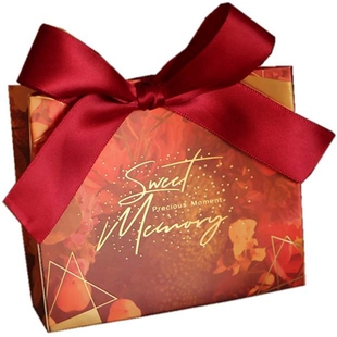 喜糖盒子创意结婚礼盒包装伴手礼女伴娘ins风小个性回礼品手提袋