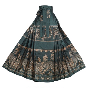 明制古装出租中式伴娘服立领中国风复古珍珠文艺演出服汉服走秀