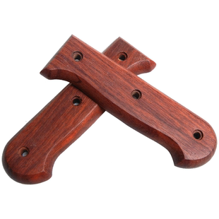 巴西花梨菜刀柄 2片夹柄家用刀具替换木把手工刀手柄实木配件耐用