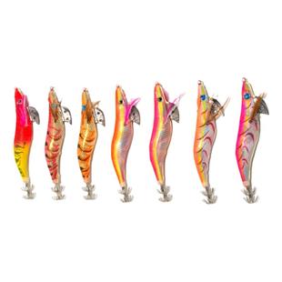 丑女人 木虾鱿鱼钩 路亚鱿鱼钩 日本进口布料 仿生木虾 双层伞钩