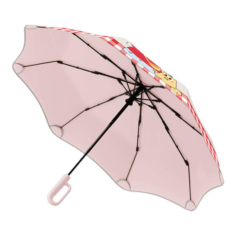 莫兰迪环扣全自动儿童雨伞