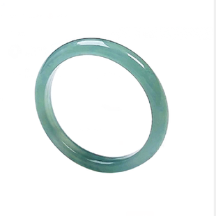 正品老坑天然翡翠A货冰蓝晴水绿戒指天空蓝浅蓝双彩指环戒圈配证