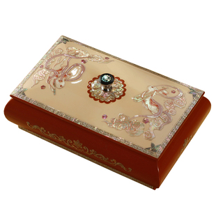 锦贝结婚礼物送新人送妈妈的生日礼物高级小众螺钿漆器首饰收纳盒