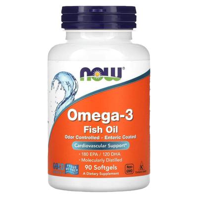 NOW Foods omega-3 鱼油高浓度大脑优护强韧血管