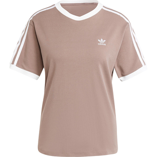 Adidas/阿迪达斯官方正品三叶草女士透气圆领运动短袖T恤JD4570