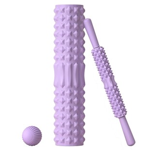 【诗丽姿】狼牙泡沫轴实心肌肉放松专业滚轴按摩棒滚轮瑜伽器材