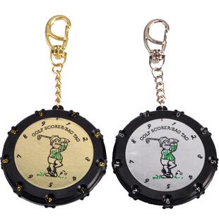 PGM高尔夫计分器 轻便圆形记分器 可计18洞杆数 高尔夫用品配件