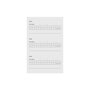 『言本文具』好习惯打卡便签本涂色版 一页三个习惯便签纸便利贴本子  80张 1171