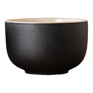 禅风黑陶家用茶杯品茗杯禅意红茶杯功夫茶具个人杯主人杯普洱茶盏