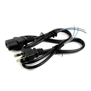 大功率输入输出线电动车充电器电源线品字形T孔圆孔二插插头加长