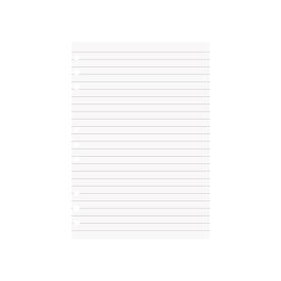 【黑白+彩页活页本专用内芯】B5/A5塑面活页笔记本子内芯6孔/9孔活页纸替换方格横线英语空白错题康奈尔内芯