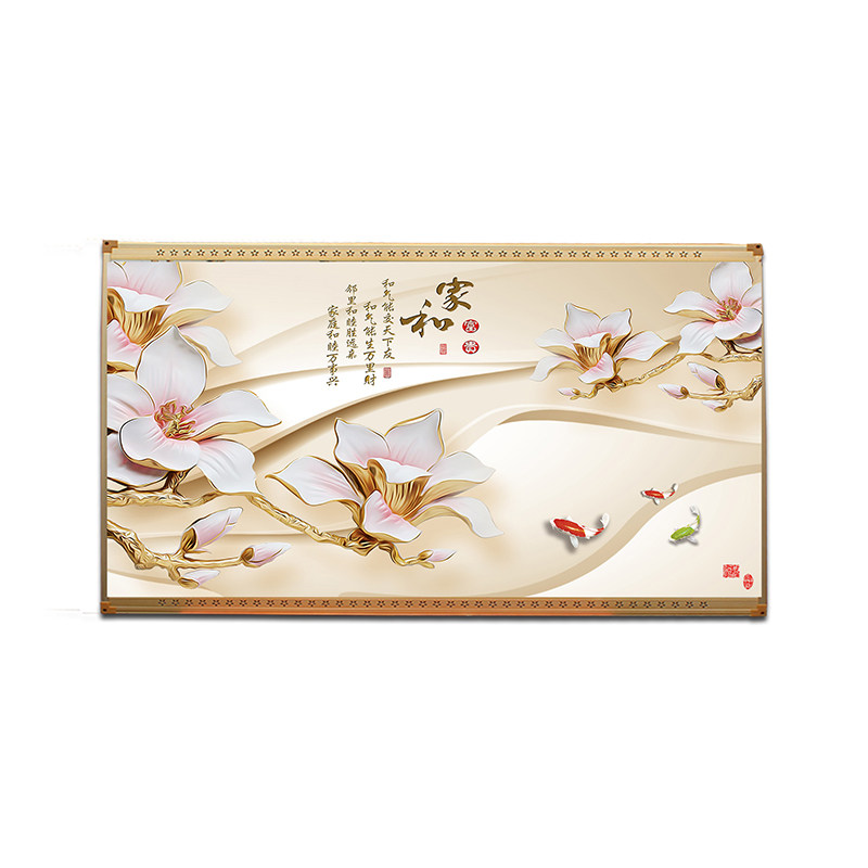碳晶墙暖石墨烯取暖画壁画电暖器节能省电装饰家用电热板电暖壁挂