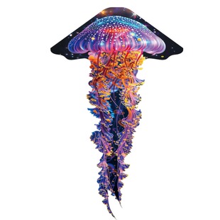 新款2025水母风筝儿童微风易飞初学者大人成人专用好飞激光切割