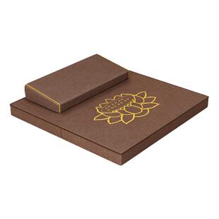 打坐垫禅修垫拜佛垫冥想静坐禅垫蒲团家用折叠加厚布艺椰棕跪拜垫