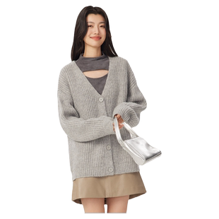 gcrues韩版毛衣外套春秋新款女装流行百搭上衣高级感超好看