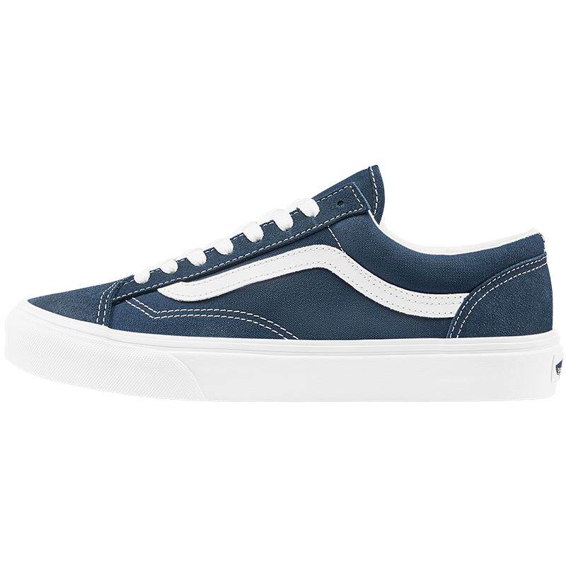 【双旦】Vans范斯官方 Style 36寂静蓝醒目侧边条纹休闲板鞋