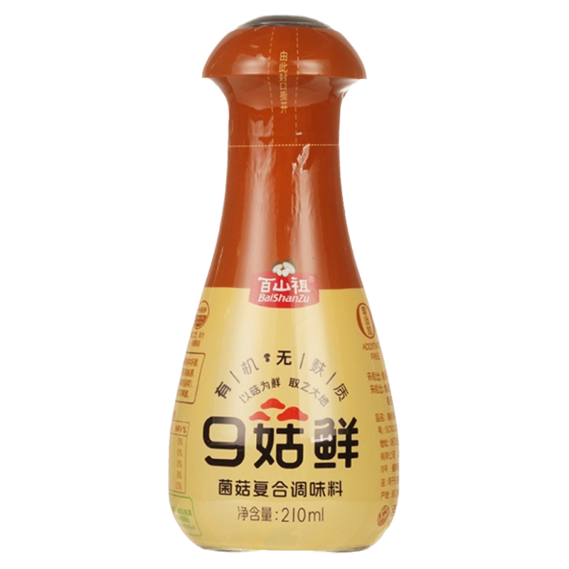 百山祖九菇鲜无麸质调味替代酱油