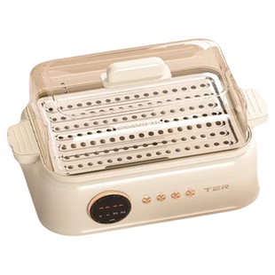 TER蓝宝电蒸锅配件锅盖子蒸笼蒸片蒸屉不锈钢电源线多层多功能