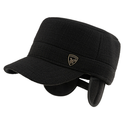 护耳可收高端大头围帽子男款