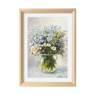 简约木质相框挂墙4K8画框空框装裱海报16寸20照片a34拼图框架定制