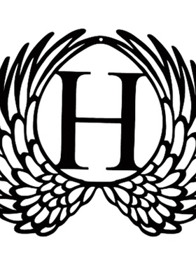 复古创意高级感英文字母组合壁挂