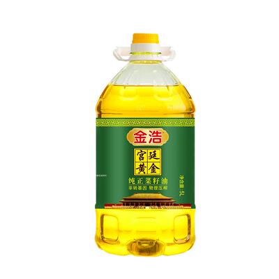 金浩一级压榨菜籽油清香滴油