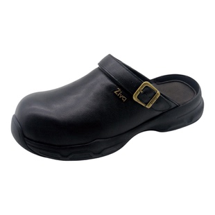 ZIVA休闲百搭内外牛皮舒适透气工鞋酒店厨房防滑鞋厨师日常工作鞋