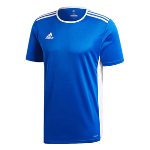 Adidas/阿迪达斯正品Entrada 18 男子足球组队短袖队服 CF1037