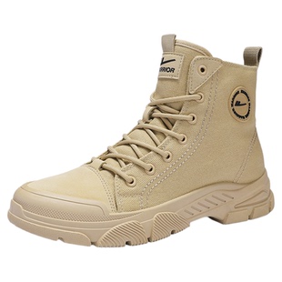 回力男鞋2026年新款正品休闲马丁靴男款高帮劳保帆布工装潮鞋