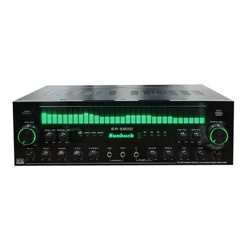 山宇SR5800大功率7.1声道功放机蓝牙专业KTV舞台家用音响放大器