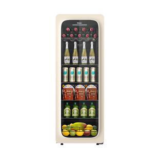 海尔麦浪150升元气冰吧小型冷藏保鲜家用客厅茶叶饮料柜冰箱