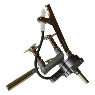 家用燃气灶配件低压猛火炉总成天然气灶打火开关沼气电子打火阀体