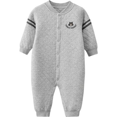 婴儿连体衣秋冬宝宝衣服加厚保暖