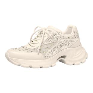 金利来老爹鞋女2025夏季新款女鞋时尚百搭休闲厚底鞋女懒人鞋休闲