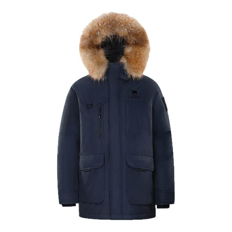 【鹅绒】骆驼羽神Ultra户外羽绒服冬新款男女三防外套工装派克服