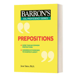 巴朗英语介词手册 英文原版 Barron's Prepositions 英文版 进口英语原版书籍
