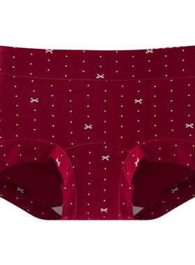 2026新款本命年红色内裤女生纯棉10A全棉抗菌裆透气女士平角裤头