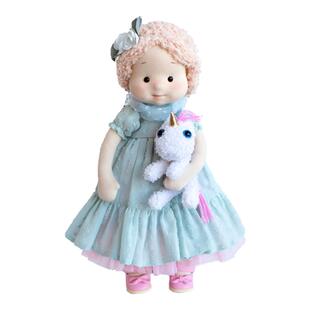 BUDIBASA巴迪宝思进口手工洋娃娃公主女孩抱睡玩偶高端礼物送女友