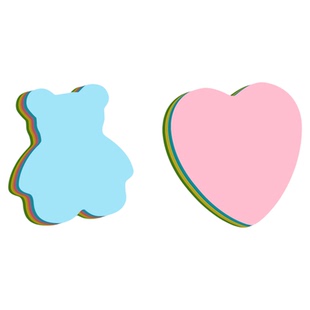 便利贴用便签纸爱心标签贴纸小条高颜值彩色心形心愿墙记事留言粘