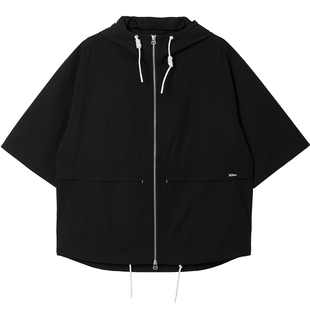 MLMR男装新款户外登山服运动防风秋季潮连帽半袖夹克外套男女同款