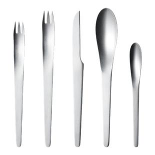 新年礼物GeorgJensen乔治杰生ARNEJACOBSEN餐具五件套刀叉餐勺