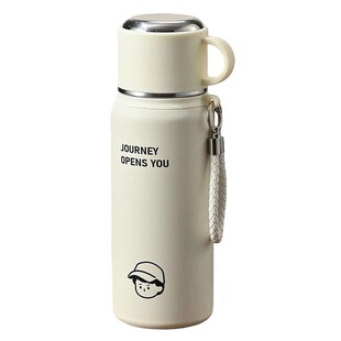 316不锈钢保温杯男女学生高颜值大容量吸管水杯户外运动便携杯子