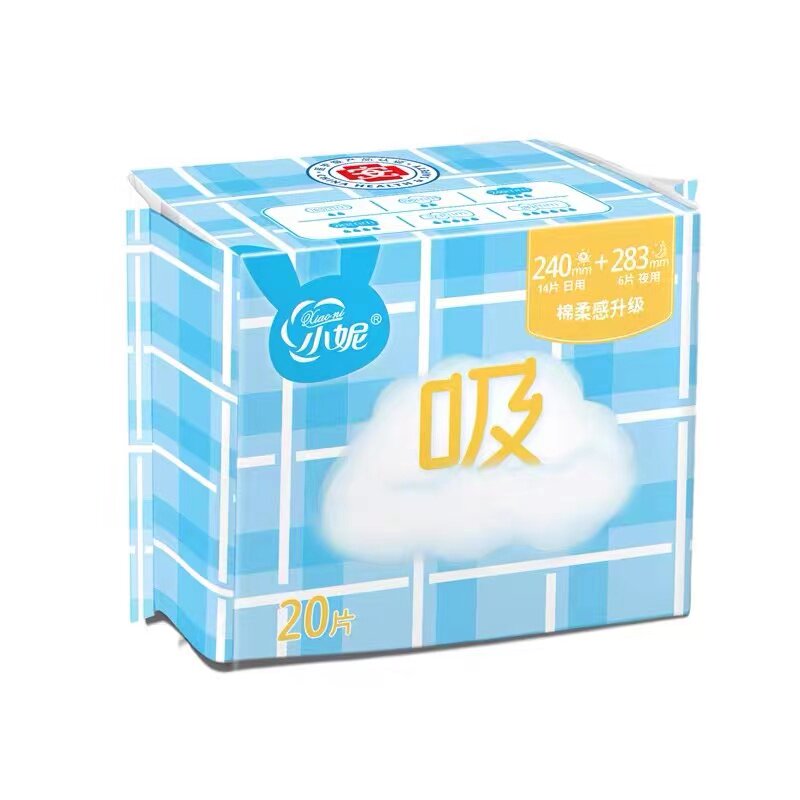 20片周期装瞬吸纤巧型4包卫生巾