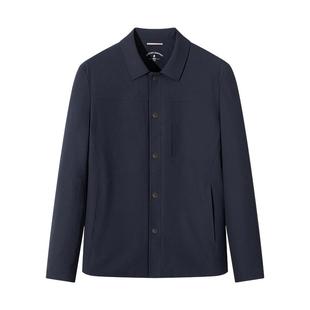 [小护盾]梦特娇男士夹克商务男装2025春秋新款翻领时尚衬衫外套J